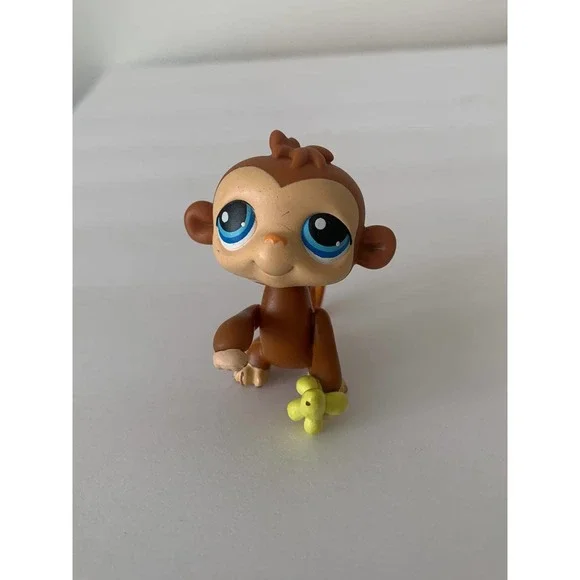 Littlest Pet Shop Toys Lps Monkey Push N Play Littlest Pet